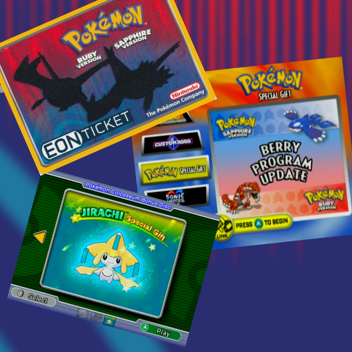 Pokmon Ruby and Sapphire EVENT PACKAGE! hoennislands Pokmon Ruby and Sapphire EVENT PACKAGE! hoennislands