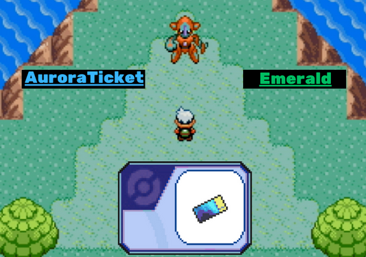 Aurora Ticket Distribution For Pokémon  Emerald!