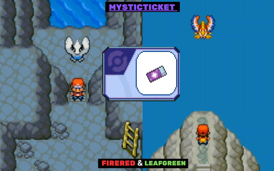 Mystic Ticket Distribution For Pokémon FireRed & LeafGreen!