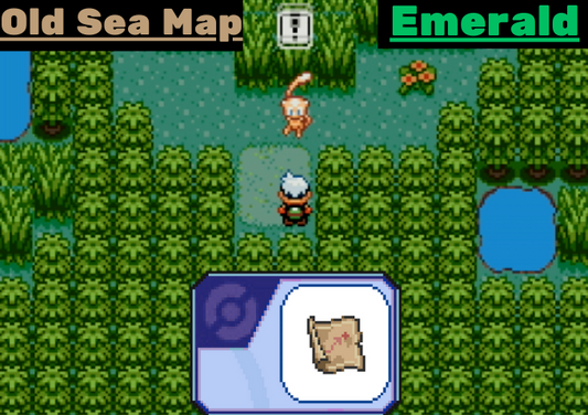 Old Sea Map Distribution For Pokémon Emerald!