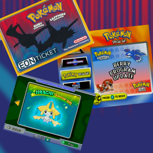 Pokémon Ruby and Sapphire EVENT PACKAGE!