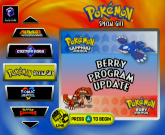 Pokémon Ruby and Sapphire Shiny Zigzagoon + Berry Program Update Distribution!