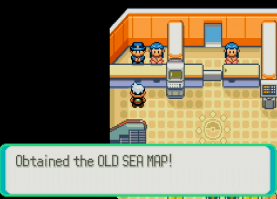 Old Sea Map Distribution For Pokémon Emerald!