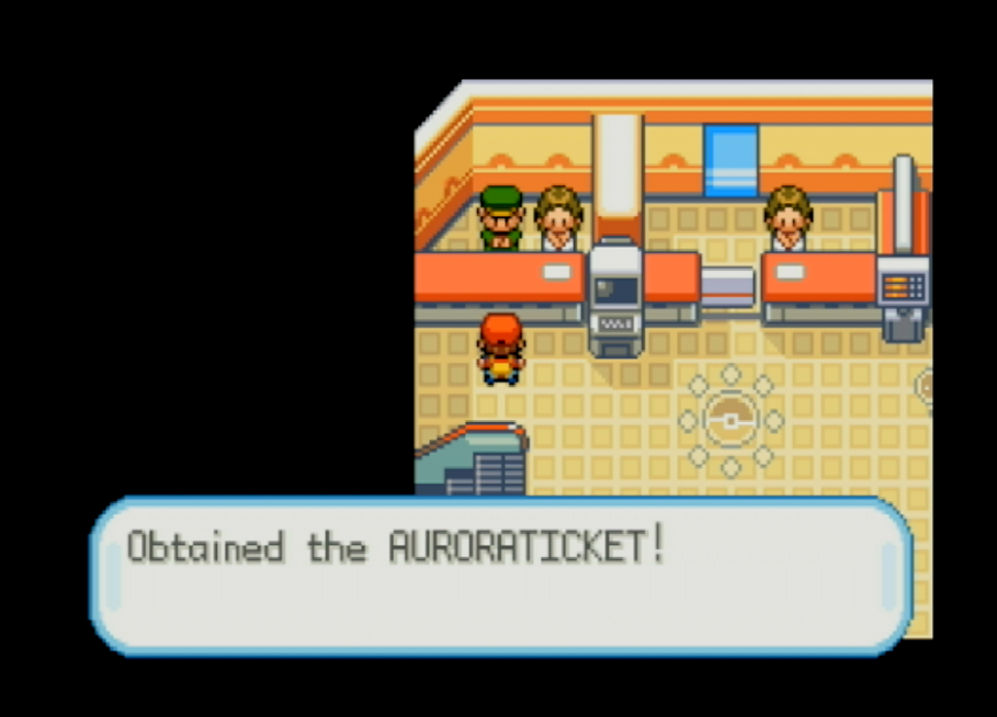 Aurora Ticket Distribution For Pokémon FireRed & LeafGreen!