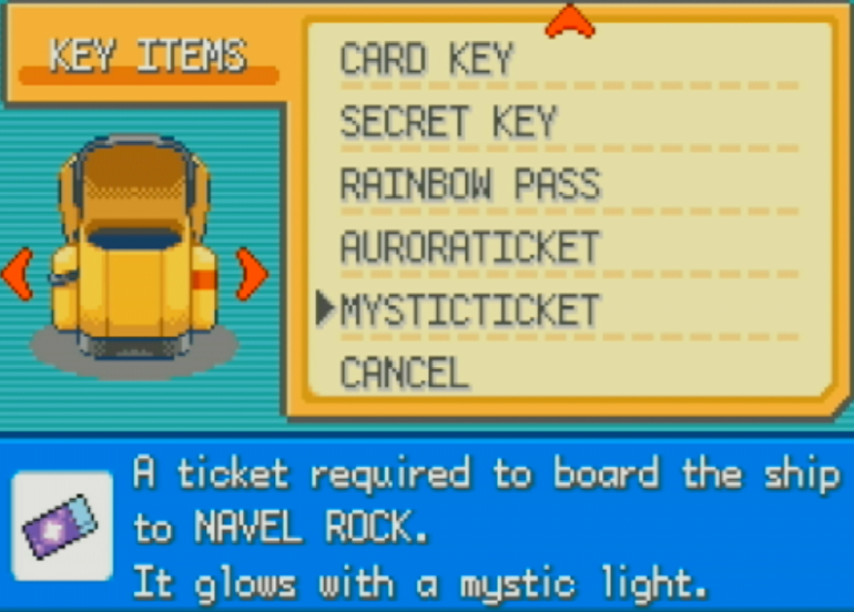 Mystic Ticket Distribution For Pokémon FireRed & LeafGreen!