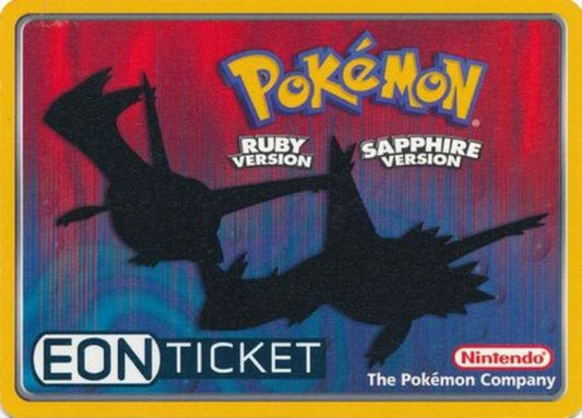 Eon Ticket for Pokémon Ruby and Sapphire Distribution!